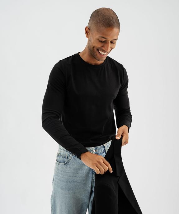 Tee-shirt chaud à manches longues et col rond homme vue2 - GEMO(HOMWR HOM) - GEMO