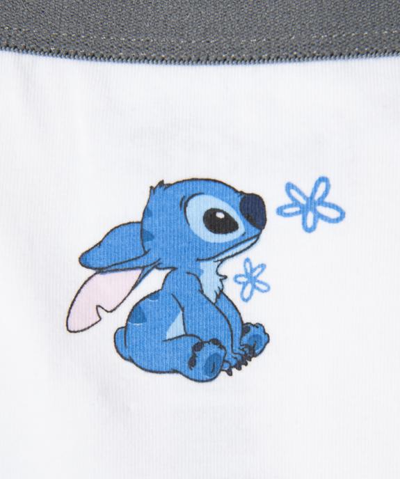Shorties en coton stretch imprimé fille - Stitch (lot de 3) vue4 - LILO & STITCH - GEMO