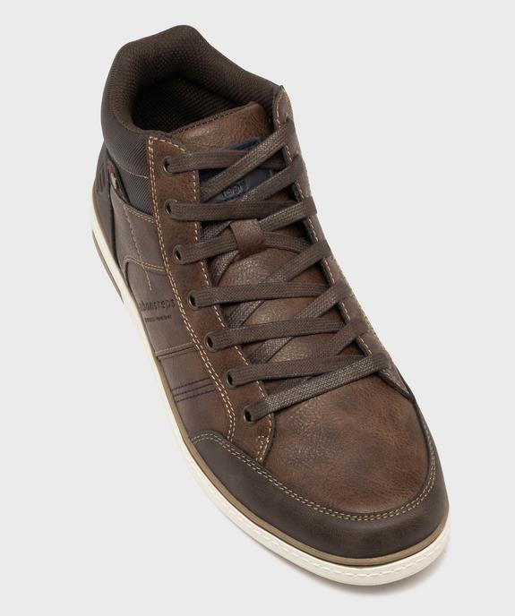 Baskets montantes à lacets homme vue5 - URBAN STEPS GEMO FOR GOOD - GEMO