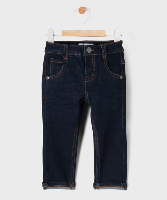 Jean slim extensible bébé garçon vue1 - GEMO 4G BEBE - GEMO