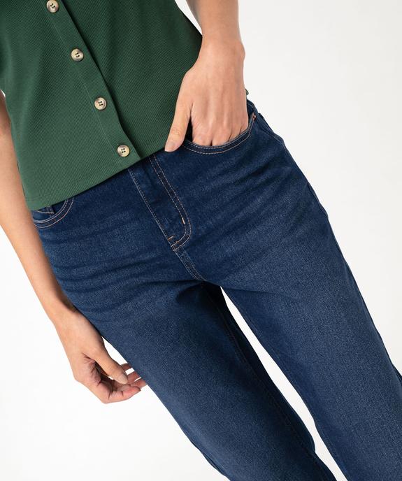 Jean Regular taille haute femme - Longueur L26 vue3 - GEMO(FEMME PAP) - GEMO