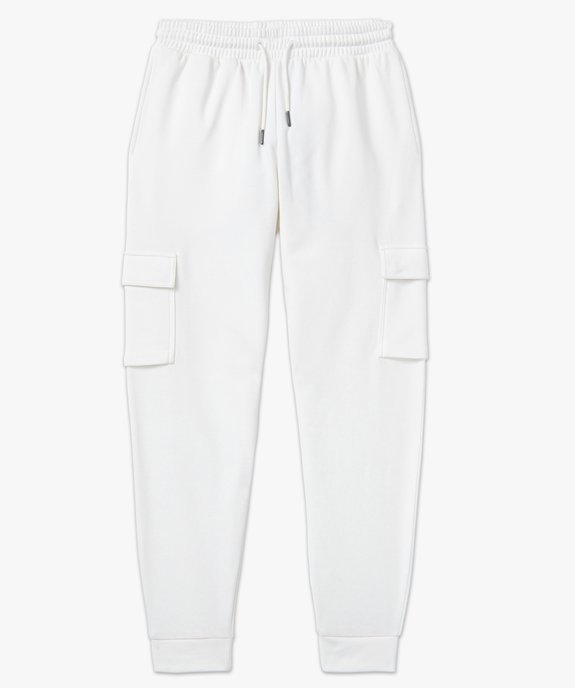 Pantalon de jogging coupe cargo homme vue4 - GEMO 4G HOMME - GEMO