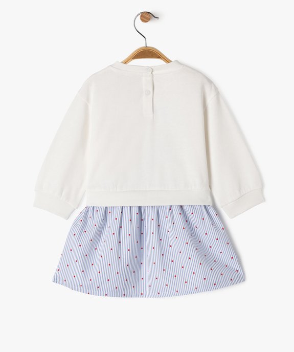 Robe 2 en 1 bébé fille - LuluCastagnette vue3 - LULUCASTAGNETTE - GEMO