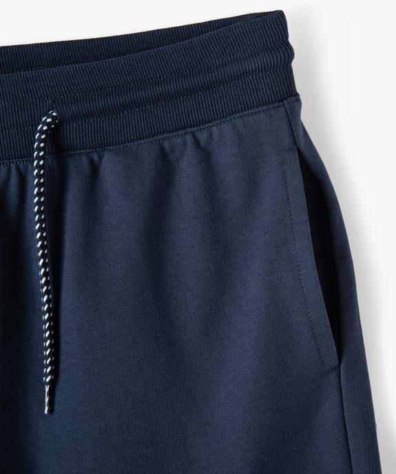 Bermuda en maille à taille élastiquée garçon vue2 - GEMO (JUNIOR) - GEMO