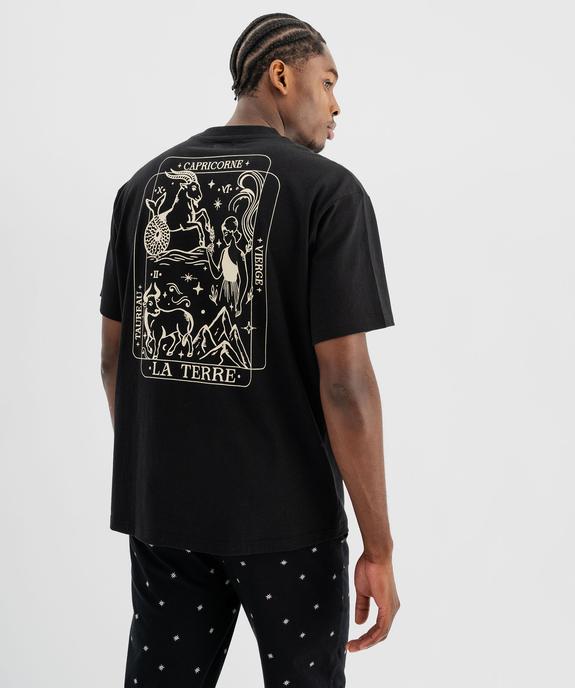 Haut de pyjama avec motif poitrine et dos mixte vue7 - GEMO 4G FEMME - GEMO