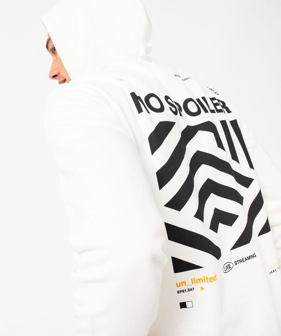 Sweat en molleton doux avec capuche homme vue1 - GEMO (HOMME) - GEMO