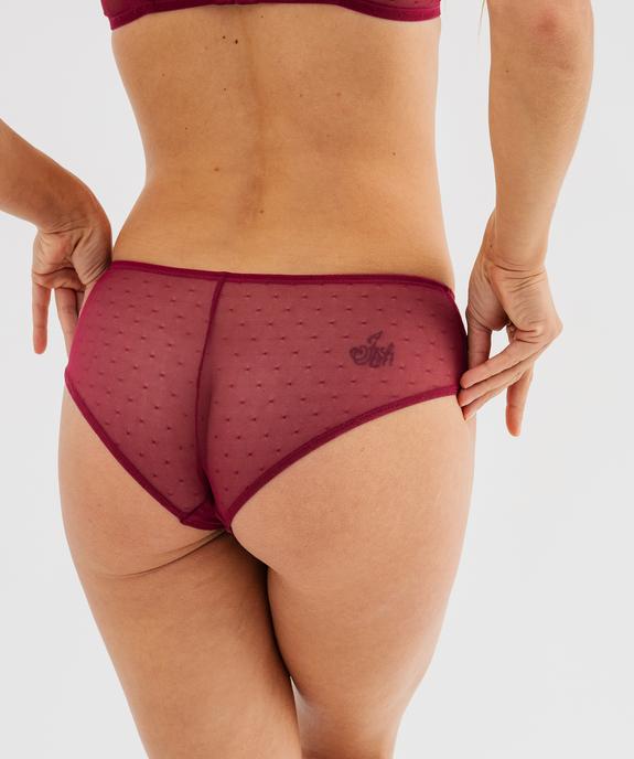 Shorties en dentelle et tulle femme (lot de 2) vue2 - GEMO(HOMWR FEM) - GEMO