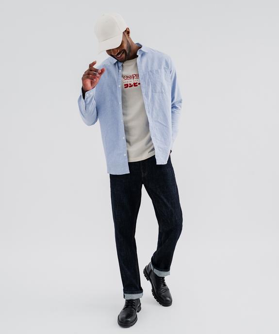 Jean en coton coupe Regular homme vue4 - GEMO (HOMME) - GEMO
