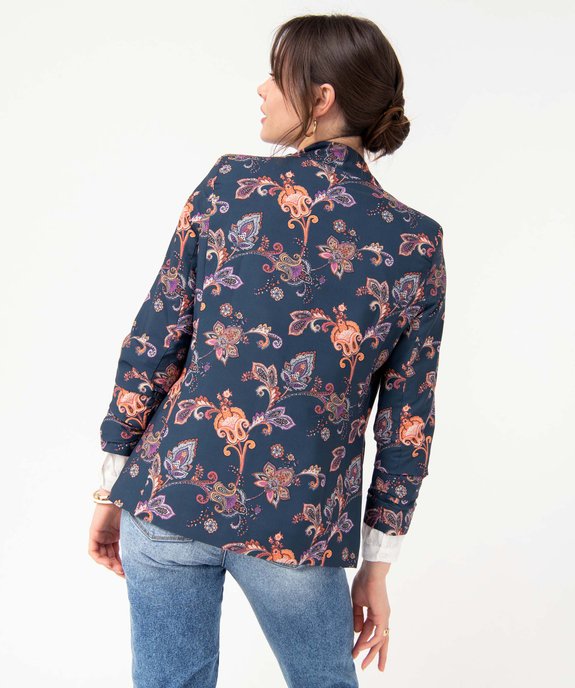 Veste à manches ¾ froncées femme vue3 - GEMO(FEMME PAP) - GEMO