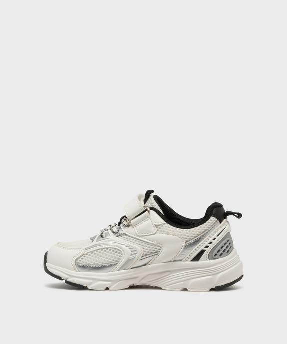 Baskets à scratch esprit running garçon - 5 Miles vue3 - 5 MILES - GEMO