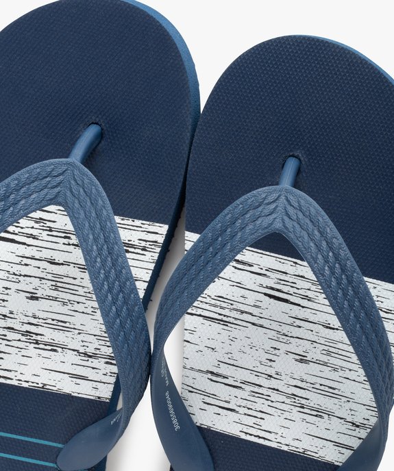 Tongs garçon avec semelle imprimée mer vue3 - GEMO (ENFANT) - GEMO