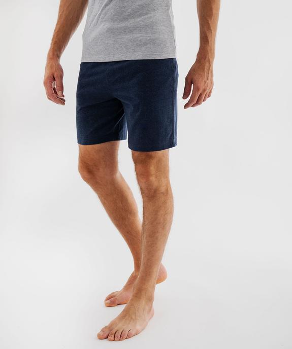 Short de pyjama en jersey à taille élastique homme - GEMO(HOMWR HOM) Short de pyjama en jersey à taille élastique homme vue9 - GEMO(HOMWR HOM) - GEMO