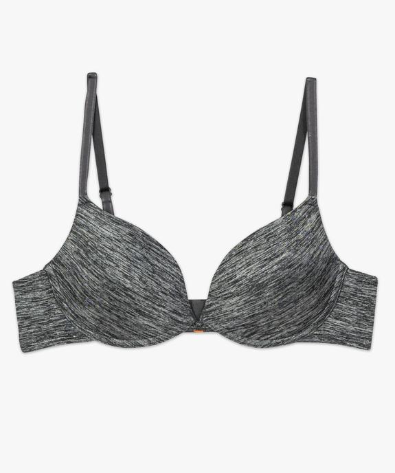 Soutien-gorge corbeille à armatures et bonnets moulés en microfibre vue4 - GEMO 4G FEMME - GEMO