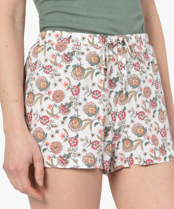 Short de pyjama femme imprimé vue2 - GEMO(HOMWR FEM) - GEMO