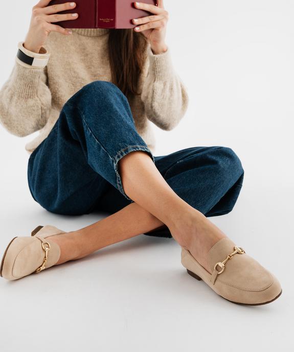 Mocassin en suédine avec bijou femme - Valentina Baldano vue1 - VALENTINA BALDA - GEMO