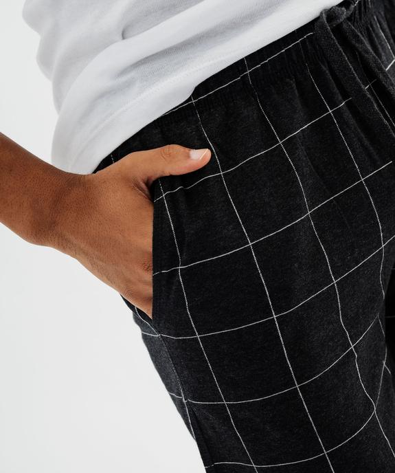 Pantalon de pyjama en jersey à taille élastique homme vue11 - GEMO(HOMWR HOM) - GEMO