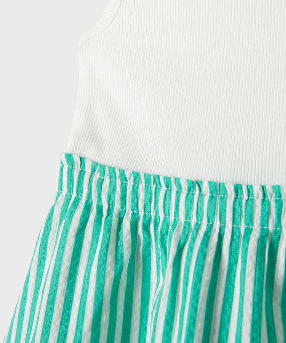 Robe avec haut débardeur et jupe évasée bébé fille vue2 - GEMO(BEBE DEBT) - GEMO