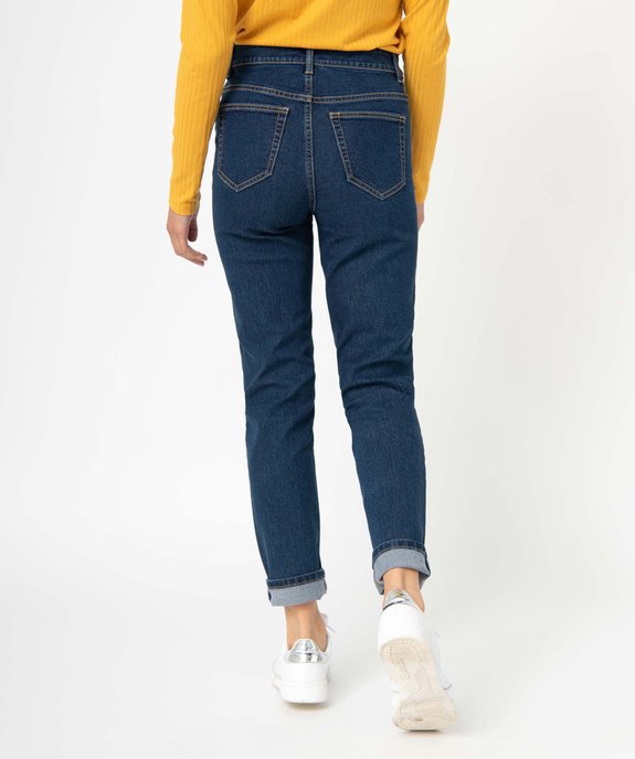 Jean femme coupe Slim taille haute – L26 vue3 - GEMO 4G FEMME - GEMO