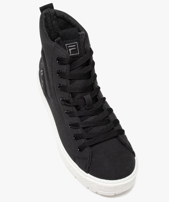Baskets femme montantes en toile unie - Fila Potenza vue5 - FILA - GEMO