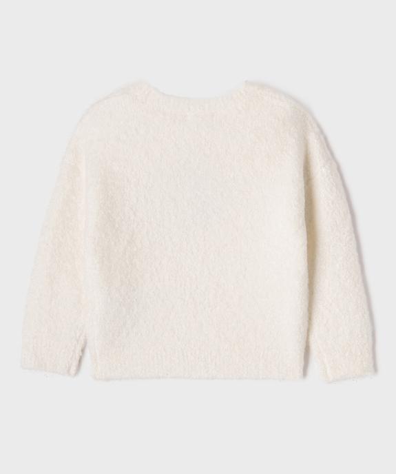 Pull en maille bouclette fille vue4 - GEMO (ENFANT) - GEMO