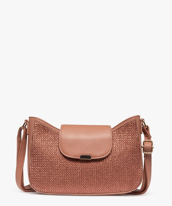 Sac besace compact tissé femme vue2 - GEMO (ACCESS) - GEMO