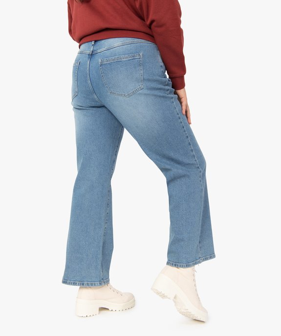Jean femme grande taille coupe ample vue3 - GEMO 4G GT - GEMO