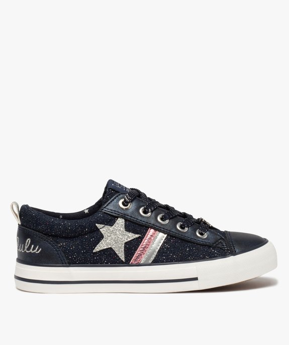 Baskets fille en denim pailleté – LuluCastagnette vue1 - LULU CASTAGNETT - GEMO