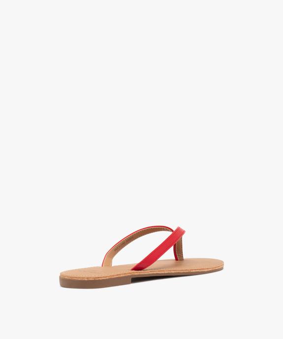 Tongs femme à petit talon plat et lanières fines - Valentina Baldano vue4 - VALENTINA BALDA - GEMO