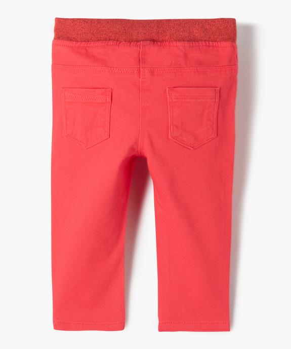 Jegging bébé fille à taille réglable et ceinture pailletée vue3 - GEMO(BEBE DEBT) - GEMO