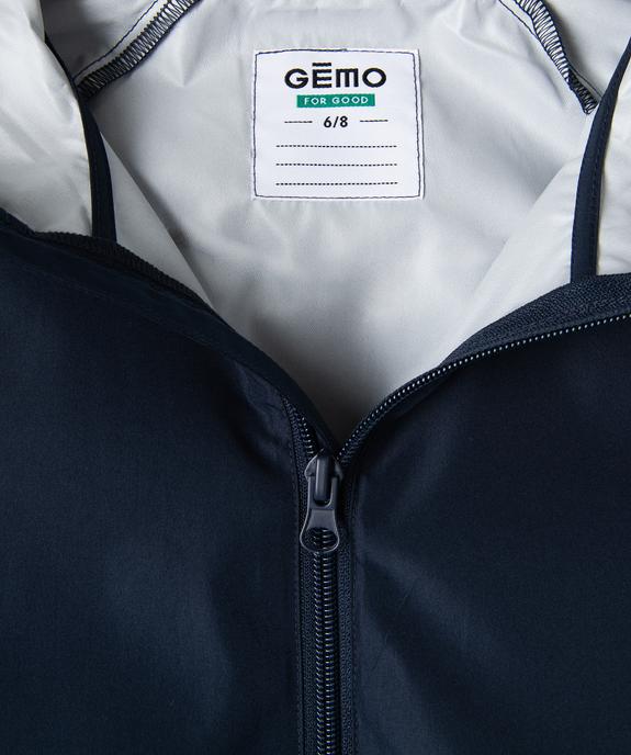 Blouson à capuche imperméable léger garçon vue3 - GEMO 4G GARCON - GEMO