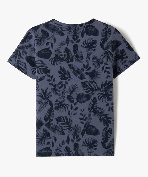 T-shirt imprimé à motifs garçon vue3 - GEMO (ENFANT) - GEMO