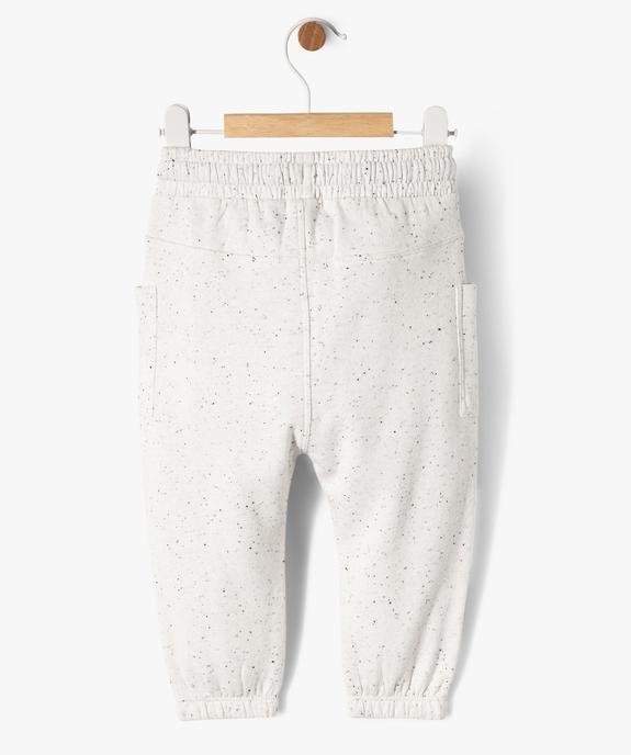 Pantalon en maille intérieur molletonné bébé garçon - LuluCastagnette vue3 - LULUCASTAGNETTE - GEMO