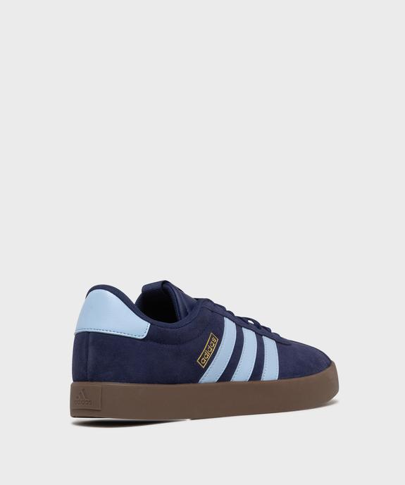 Baskets VL Court 3.0 en cuir velours homme - Adidas vue4 - ADIDAS - GEMO