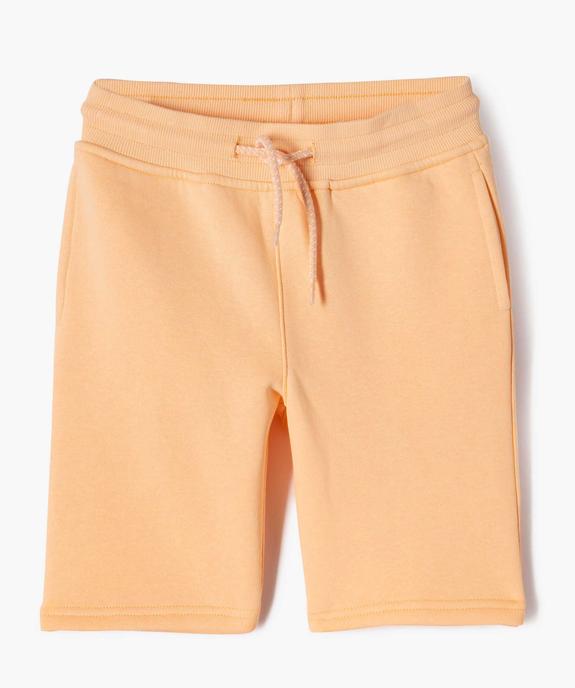 Bermuda en maille avec intérieur molletonné garçon vue11 - GEMO (ENFANT) - GEMO