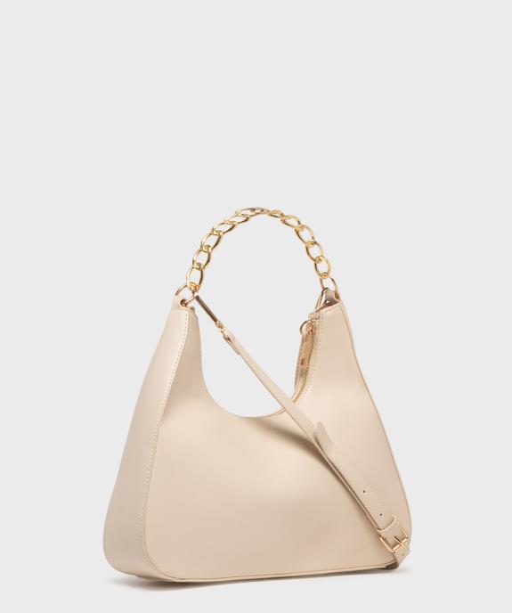 Sac à main ajouré à anse en chaîne dorée femme vue2 - GEMO (ACCESS) - GEMO