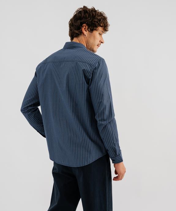 Chemise regular à carreaux homme vue3 - GEMO 4G HOMME - GEMO