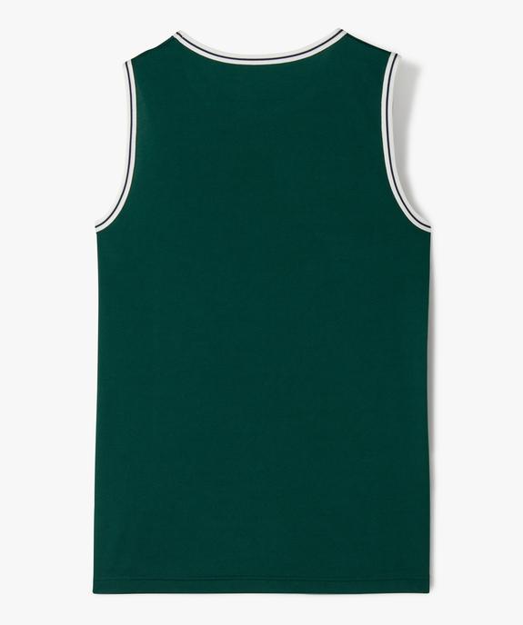 Débardeur sport esprit campus garçon vue3 - GEMO (JUNIOR) - GEMO