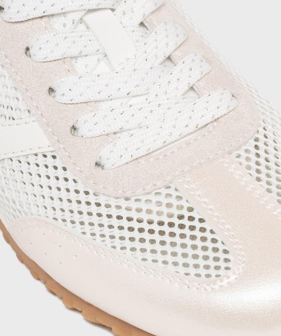 Baskets basses en toile ajourée femme - Camps United vue6 - CAMPS - GEMO