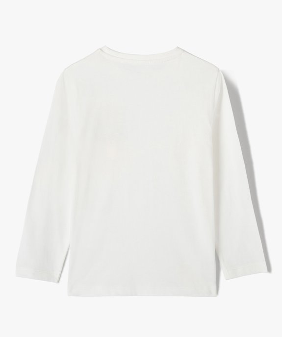 Tee-shirt garçon à manches longues avec motif vue3 - GEMO (ENFANT) - GEMO