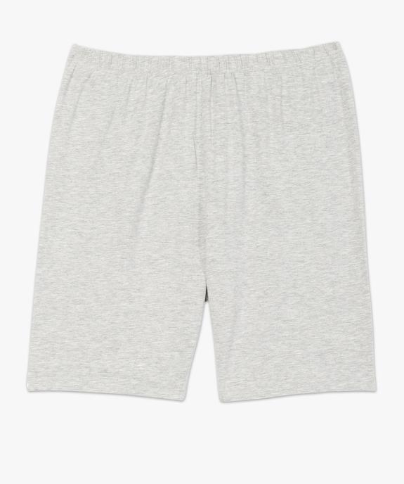 Short femme grande taille en maille à taille élastiquée vue4 - GEMO 4G GT - GEMO