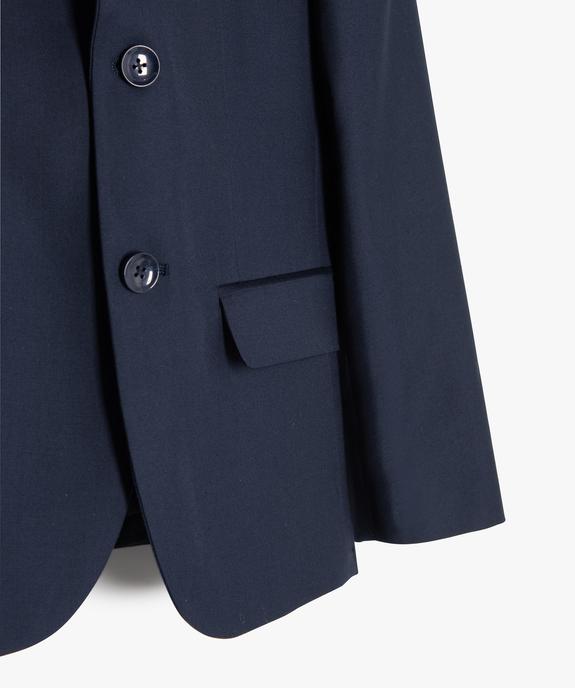 Veste de costume garçon unie vue4 - GEMO (JUNIOR) - GEMO