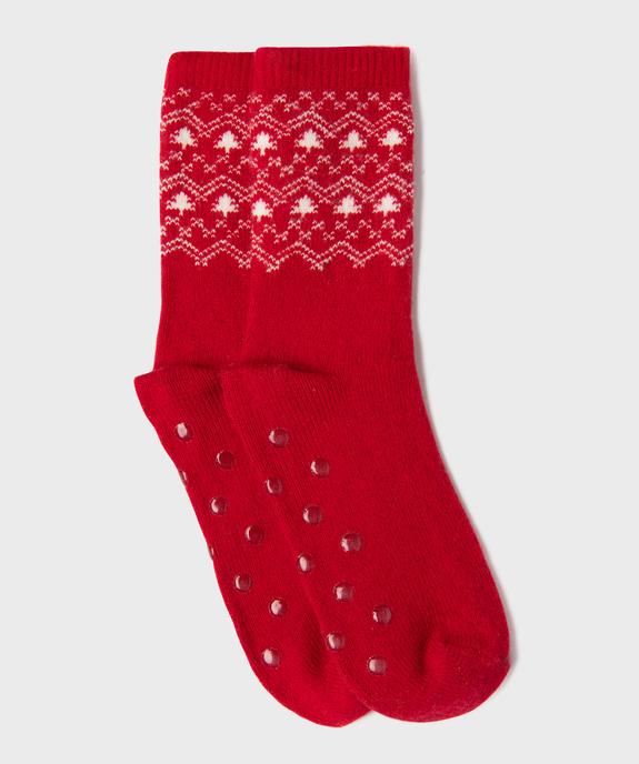 Chaussettes antidérapantes motif hivernal fille vue1 - GEMO (ENFANT) - GEMO