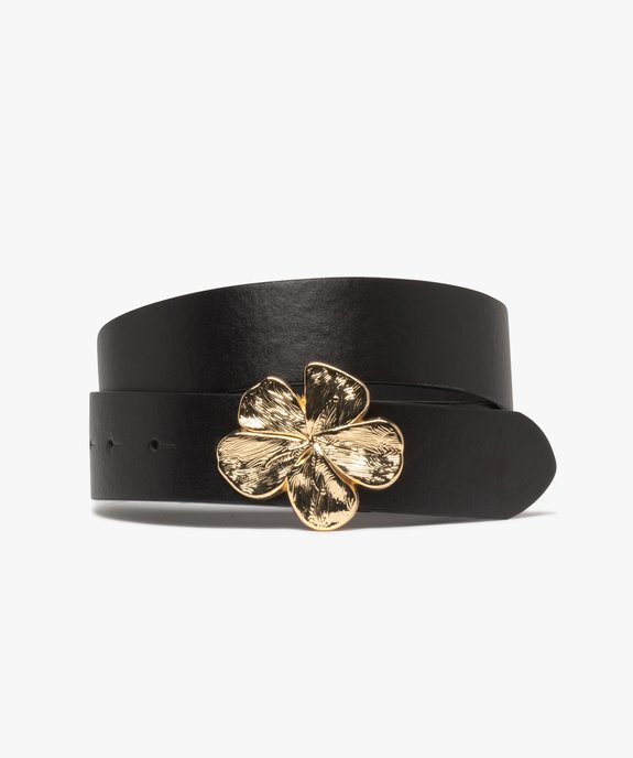 Ceinture avec boucle en forme de fleur femme vue1 - GEMO (ACCESS) - GEMO
