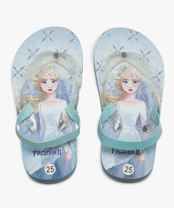 Tongs fille imprimées à bride – La Reine des Neiges  vue1 - REINE DES NEIGE - GEMO