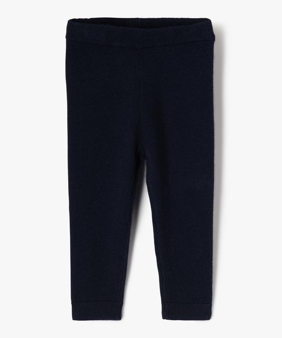 Pantalon en maille douce bébé fille vue1 - GEMO(BEBE DEBT) - GEMO