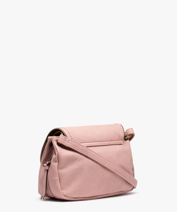 Sac femme à rabat aimanté et volume ajustable vue2 - GEMO (ACCESS) - GEMO