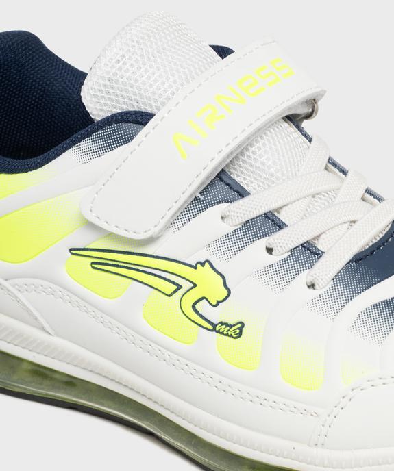 Baskets à scratch avec tige colorée garçon - Airness vue6 - AIRNESS - GEMO