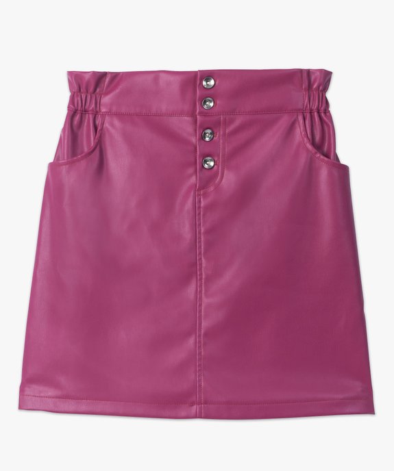 Jupe femme avec ceinture élastiquée froncée vue4 - GEMO(FEMME PAP) - GEMO