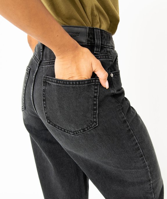 Jean "Wide leg" taille haute coloris délavé femme vue6 - GEMO(FEMME PAP) - GEMO