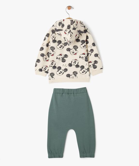 Ensemble 2 pièces bébé garçon sweat à capuche et pantalon en maille - Disney vue4 - DISNEY - GEMO